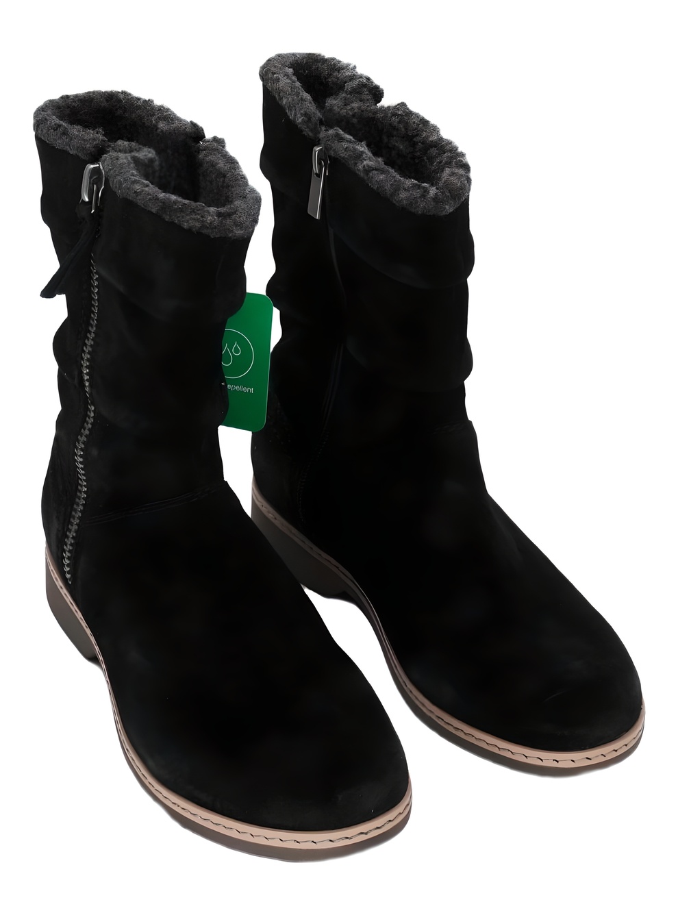 Earth Womens's Hyland Cozy Water Repellent Boots Black Size 7.5M